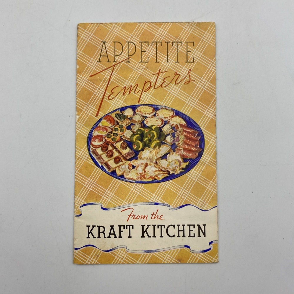 1940s Appetite Tempters from the Kraft Kitchen Recipe Pamphlet Kraft-Phenix